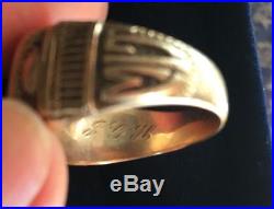 Price Drop- from $1780! MIT Class Ring Vintage Balfour 10K Yellow Gold Mens