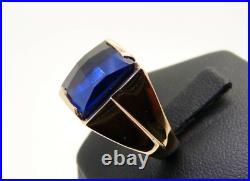 Ring Chevalier Men's Gold Solid 18K Vintage Years' 60 Made in Italy