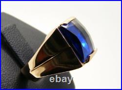 Ring Chevalier Men's Gold Solid 18K Vintage Years' 60 Made in Italy