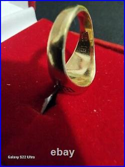 Ring Vintage Sigill Phillip 1781 men 10k solid real gold ring