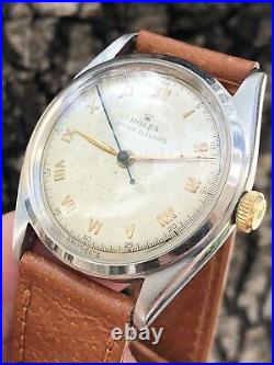 Rolex Oyster Elegante Vintage Ref. 4365 Roman Numeral Chapter Ring Dial Watch
