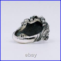 Take My Heart Vintage Design Skull 925 Sterling Silver Men's Biker Ring Gift