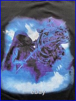 The Lord Of The Rings Mens XL Vintage T Shirt Black Rider Rare