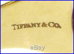 Tiffany & Co. Heavy vintage 18K gold 15.3 x 11.4mm onyx men's ring size 11.75