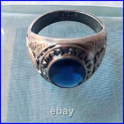 UNCAS Sterling Silver Men's vintage united states air force service ring size 9