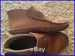 VTG QUODDY CLASSIC RING BOOT SIZE 9.5 Handmade LEATHER BOOTS MOCCASIN
