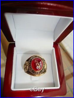 Vintage 10k Solid Gold Stanford University Men's School Ring 17.2 Grams Size 10