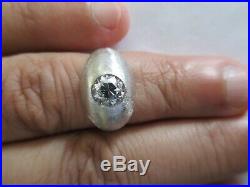 Vintage 14K Gold Diamond Men's Ring Old Mine Cut Diamond=1.25 F-SI1 Value=$14K+