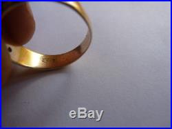Vintage 14K Yellow Gold 5mm Comfort Fit Men Or Women Wedding Band Ring 4.83g