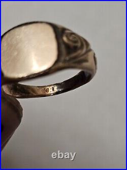 Vintage 14k Men's Gold Ring 4.1 Grams Scrap Gold Pre Owned Condition BB1