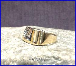 Vintage 14k Yellow Gold Men's Signet Ring