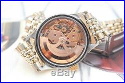 Vintage 1950s Mens Omega Constellation 24 Jewels with Solid Gold Ring Watch