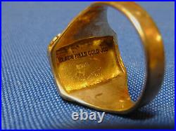 Vintage 1960's 10K JCO Mens Black Hills Gold Ring-Sz 11-10.36g