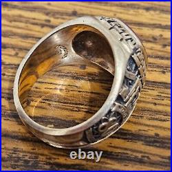 Vintage 1968 Morgan's 10K Gold Men's MOOSE LODGE Ring -Size 11 17 Grams