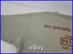 Vintage 1994 Nine Inch Nails Closer To God Halo 9 T-Shirt XL Hanes Spiral NIN