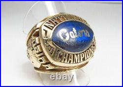 Vintage 1996 University of Florida Gators National Champions 14K Gold Mens Ring
