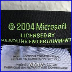 Vintage 2004 Halo 2 Video Game T Shirt Size Large Black Xbox Bungie Microsoft