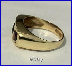Vintage 9CT GOLD Men's ring Size P