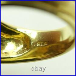 Vintage Approx. 3.25 Carat Natural Fancy Orangish Brown Diamond Men's Ring