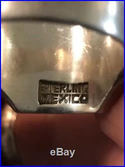 Vintage Bear Headdress Man Aztec Inca Sterling Mexico Men's Biker Ring Size 11