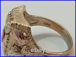 Vintage Black Hills 10K Gold Men's Ring Size 9