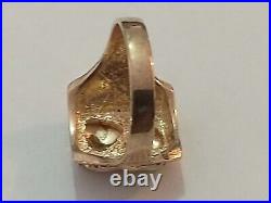 Vintage Black Hills 10K Gold Men's Ring Size 9