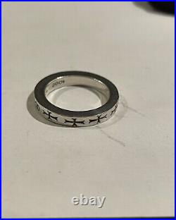 Vintage Chrome Hearts 2001 NYC FCK YOU Ring, Sz 7.5.925 Silver
