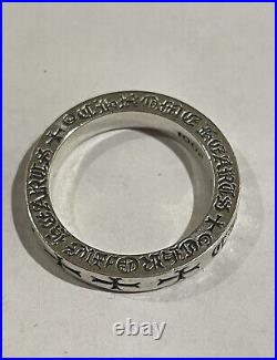 Vintage Chrome Hearts 2001 NYC FCK YOU Ring, Sz 7.5.925 Silver