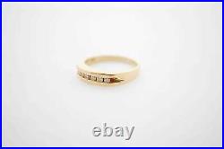 Vintage Estate 14k Yellow Gold Men's Ring with 0.25ct Diamond Size 10