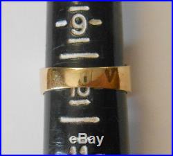 Vintage Heavy Mens Lrg Purple Amethyst 14K Yellow Gold Ring Size 10