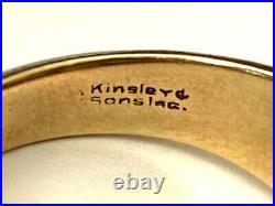 Vintage Knights Templar In Hoc Signo Vinces 10K Gold Masonic Men's Ring Size 9.5