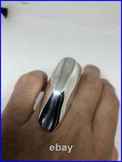 Vintage Knuckle Ring 925 Sterling Silver Size 8
