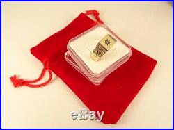 Vintage Ladies Mens Boys 9ct Gold DIAMOND SIGNET RING Hm 1958 4gr Sz W 15e