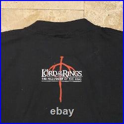 Vintage Lord Of The Rings Orc T-Shirt 2001 Size Large Deadstock Fellowship
