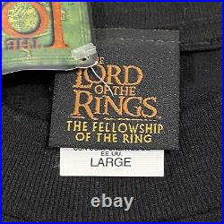 Vintage Lord Of The Rings Orc T-Shirt 2001 Size Large Deadstock Fellowship