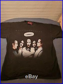 Vintage MARILYN MANSON T-Shirt Antichrist Superstar Halo Mens XL 1997 (rc1)