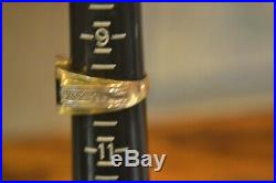 Vintage MEN'S 10K SOLID GOLD 5.3g ESTATE RING withONYX AND DIAMOND Sz. 10