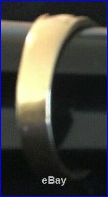 Vintage Mans 14K Gold Wedding Ring 1960s Celtic Irish Claddagh Hands Heart 6.4Gr
