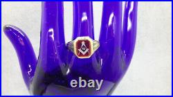 Vintage Masonic Ring 10k Gold Men's