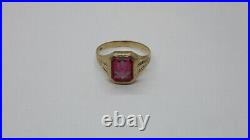 Vintage Masonic Ring 10k Gold Men's