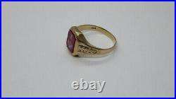 Vintage Masonic Ring 10k Gold Men's