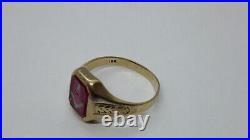 Vintage Masonic Ring 10k Gold Men's