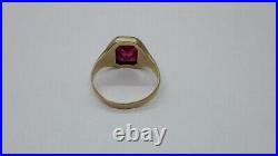 Vintage Masonic Ring 10k Gold Men's