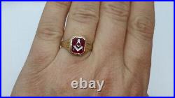 Vintage Masonic Ring 10k Gold Men's