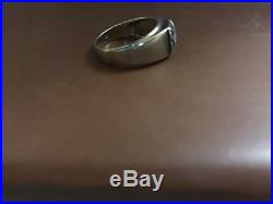 Vintage Men's 14k Yellow Gold 1/3 Ct Diamond Solitaire Ring Amazing Condition