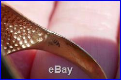 Vintage Men's 1945 2.5 Gold Peso 10kt Yellow Gold Ring Size 12
