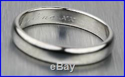 Vintage Men's Estate 1999 Tiffany & Co. Platinum 950 Wedding Band Ring 9.30gr