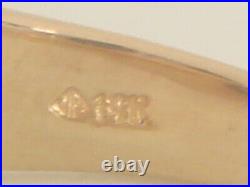 Vintage Mens 14k Yellow Gold 5 Stone. 50ctw Diamond Band 9.9 grams Size 11.5