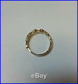 Vintage Mens 14k Yellow Gold Nugget Ring 7.7 Grams Size 10 1/4