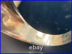 Vintage Mens Masonic Ring 10k Yellow Gold & Blue Enamel 8.4g Size 10.5